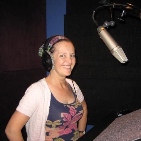 Cromerty York - British Female Voice Over - In her studio