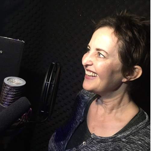 Cromerty York - Female Voice Over -At Her Mic